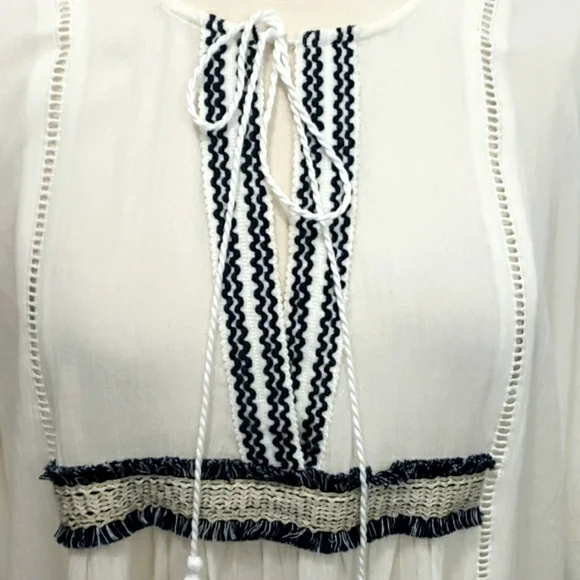 Paparazzi by Biz Boho Style Blouse Size L - Picture 3 of 6